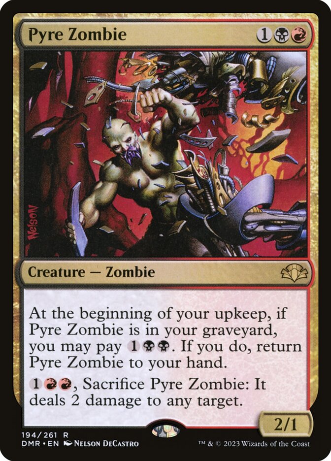 Pyre Zombie (194) - Dominaria Remastered (DMR)