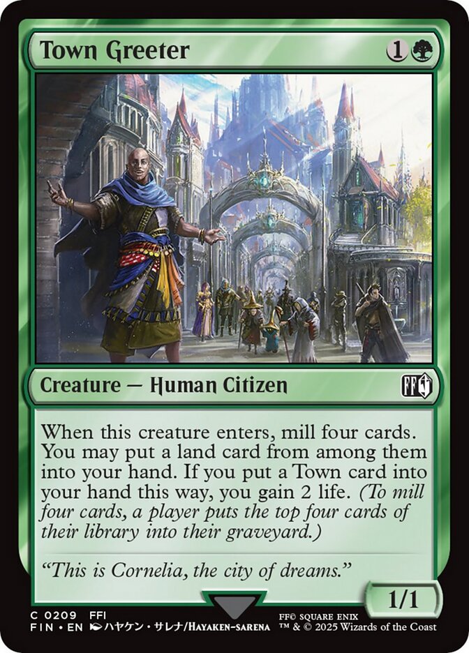 Town Greeter (209) - [Foil] Final Fantasy (FIN)