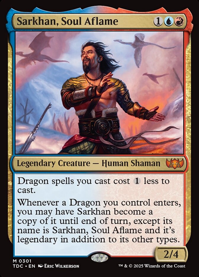 Sarkhan, Soul Aflame (301) - Tarkir: Dragonstorm Commander (TDC)