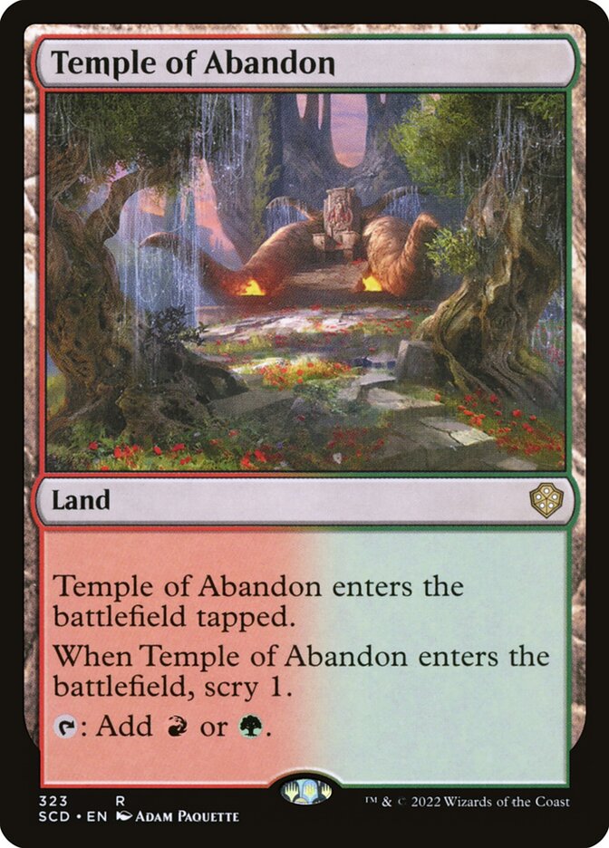 Temple of Abandon (323) - Starter Commander Decks (SCD)