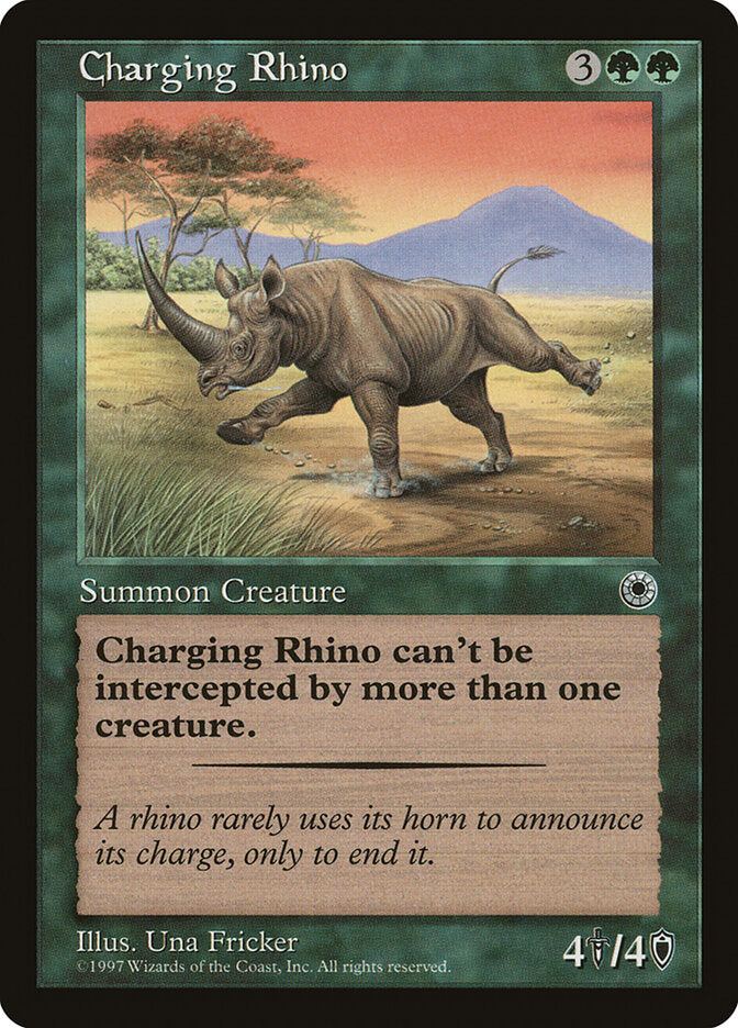 Charging Rhino (161) - Portal (POR)