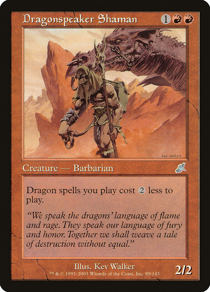 Dragonspeaker Shaman (89) - Scourge (SCG)