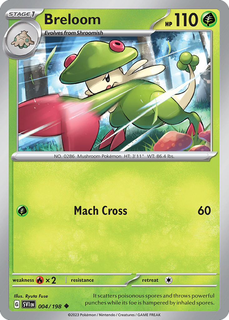 Breloom (4/198) - Scarlet & Violet (SVI)