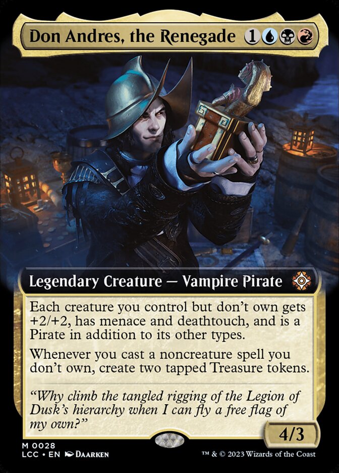 Don Andres, the Renegade (28) - The Lost Caverns of Ixalan Commander (LCC)