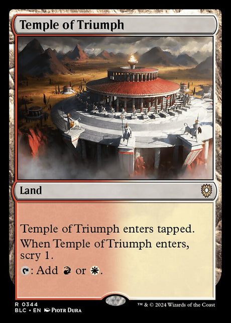 Temple of Triumph (344) - Bloomburrow Commander (BLC)