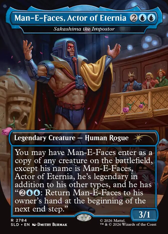 Man-E-Faces, Actor of Eternia - Sakashima the Impostor (2784) - Secret Lair Drop (SLD)