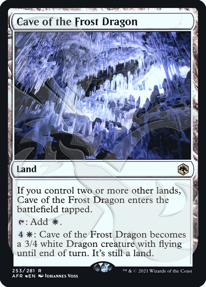 Cave of the Frost Dragon (253a) - Adventures in the Forgotten Realms Promos (PAFR)