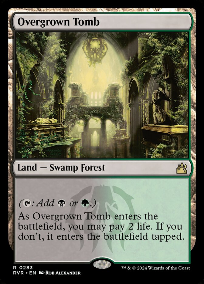 Overgrown Tomb (283) - Ravnica Remastered (RVR)