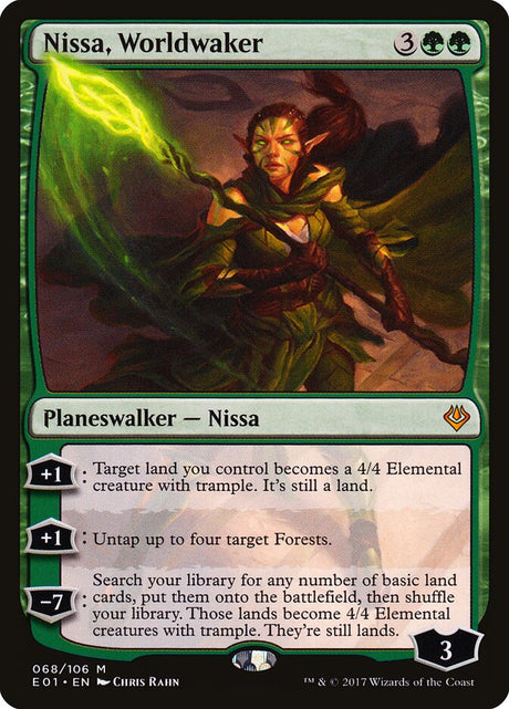 Nissa, Worldwaker (68) - Archenemy: Nicol Bolas (E01)