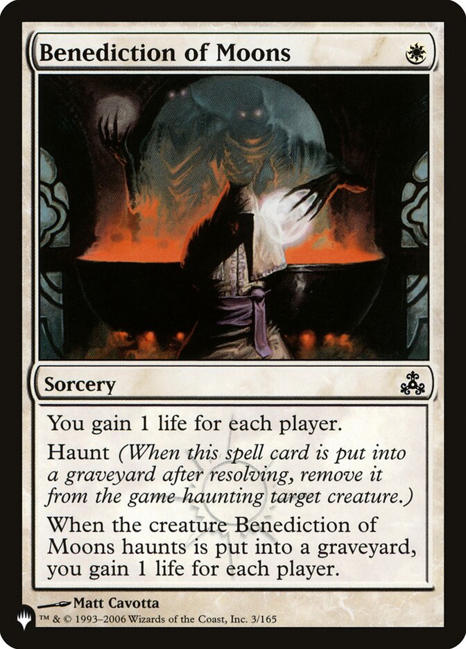 Benediction of Moons (GPT-3) - The List (PLST)