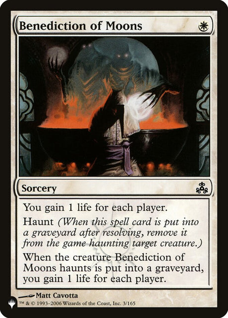 Benediction of Moons (GPT-3) - The List (PLST)