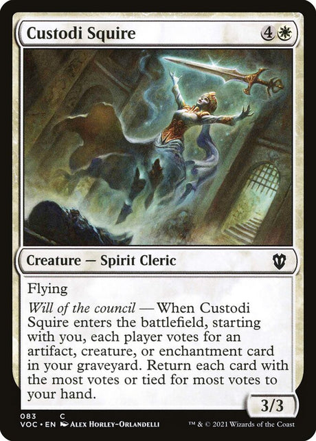Custodi Squire (83) - Crimson Vow Commander (VOC)