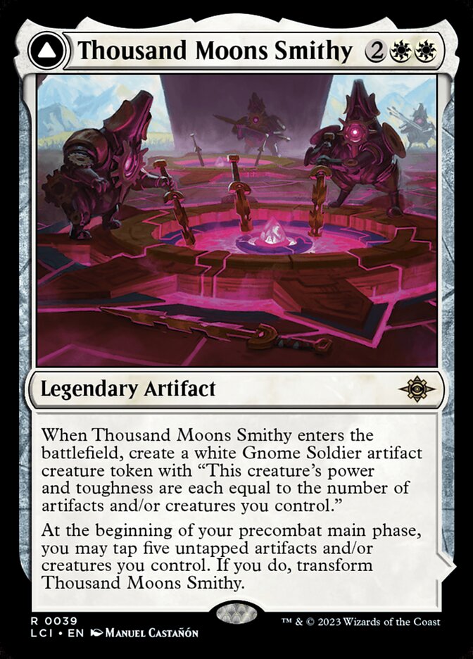 Thousand Moons Smithy // Barracks of the Thousand (39) - The Lost Caverns of Ixalan (LCI)