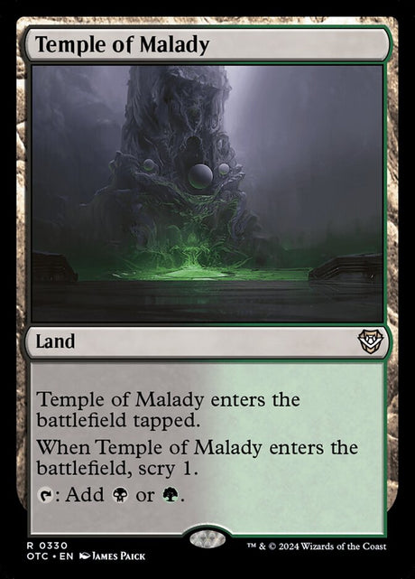 Temple of Malady (330) - Outlaws of Thunder Junction Commander (OTC)