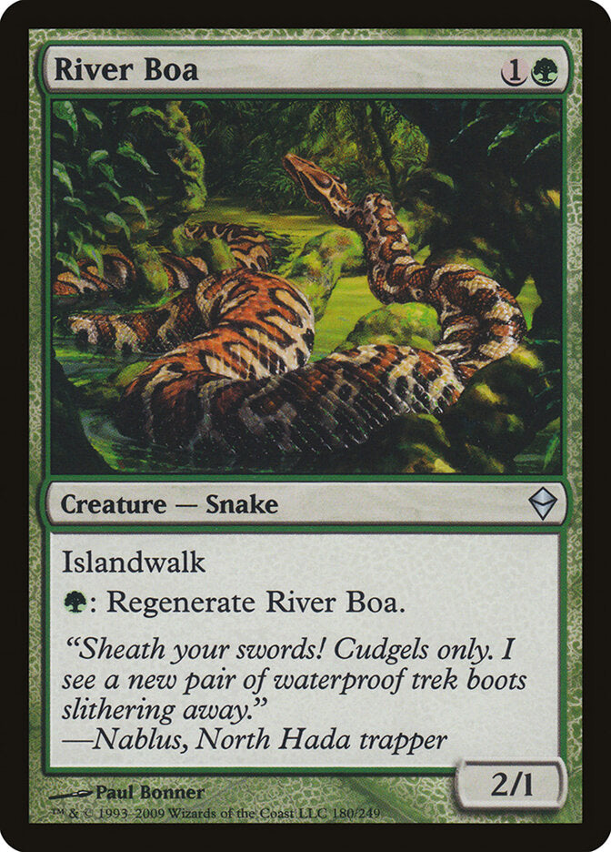 River Boa (180) - Zendikar (ZEN)