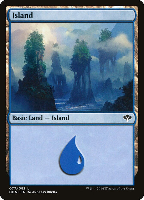 Island (77) - Duel Decks: Speed vs. Cunning (DDN)
