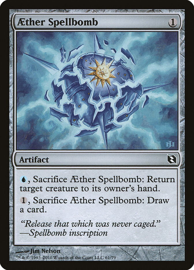 Aether Spellbomb (61) - Duel Decks: Elspeth vs. Tezzeret (DDF)