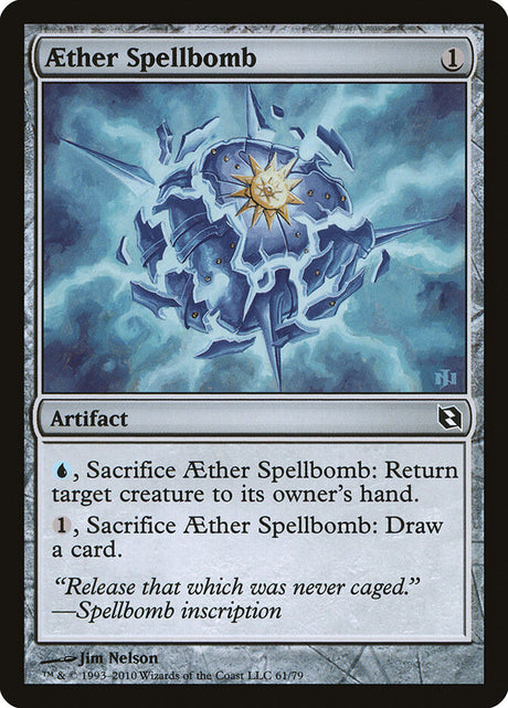 Aether Spellbomb (61) - Duel Decks: Elspeth vs. Tezzeret (DDF)