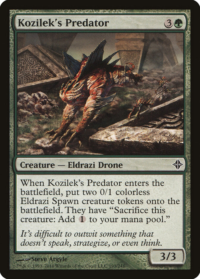 Kozilek's Predator (193) - Rise of the Eldrazi (ROE)