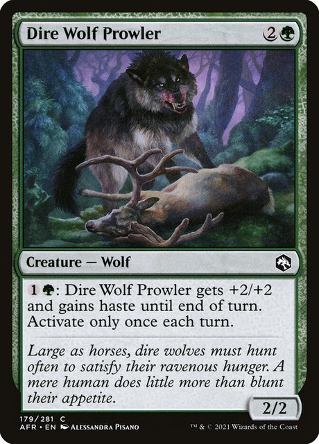 Dire Wolf Prowler (179) - Adventures in the Forgotten Realms (AFR)