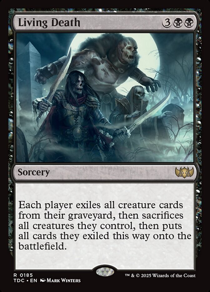 Living Death (185) - Tarkir: Dragonstorm Commander (TDC)