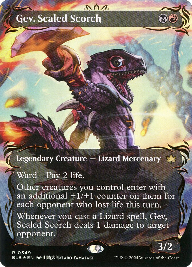 Gev, Scaled Scorch (349) - Bloomburrow (BLB)