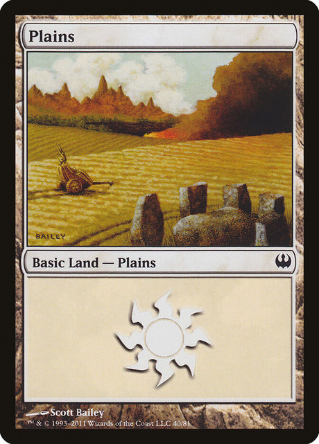 Plains (40) - Duel Decks: Knights vs. Dragons (DDG)