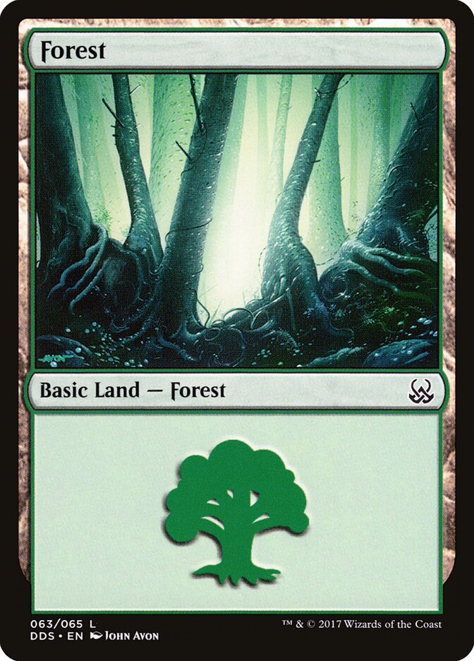 Forest (63) - Duel Decks: Mind vs. Might (DDS)