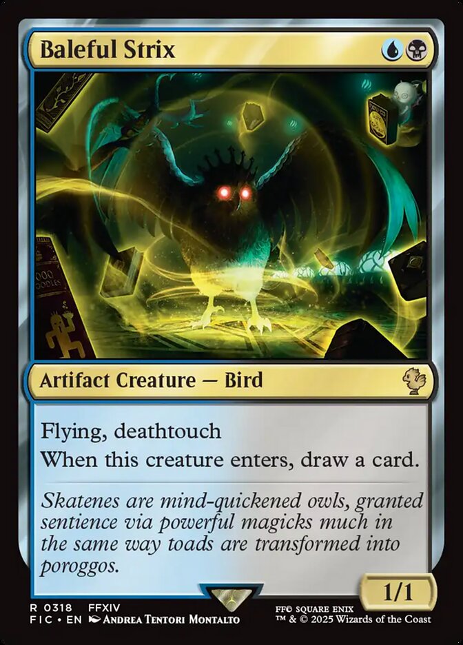 Baleful Strix (318) - [Surge Foil] Final Fantasy Commander (FIC)