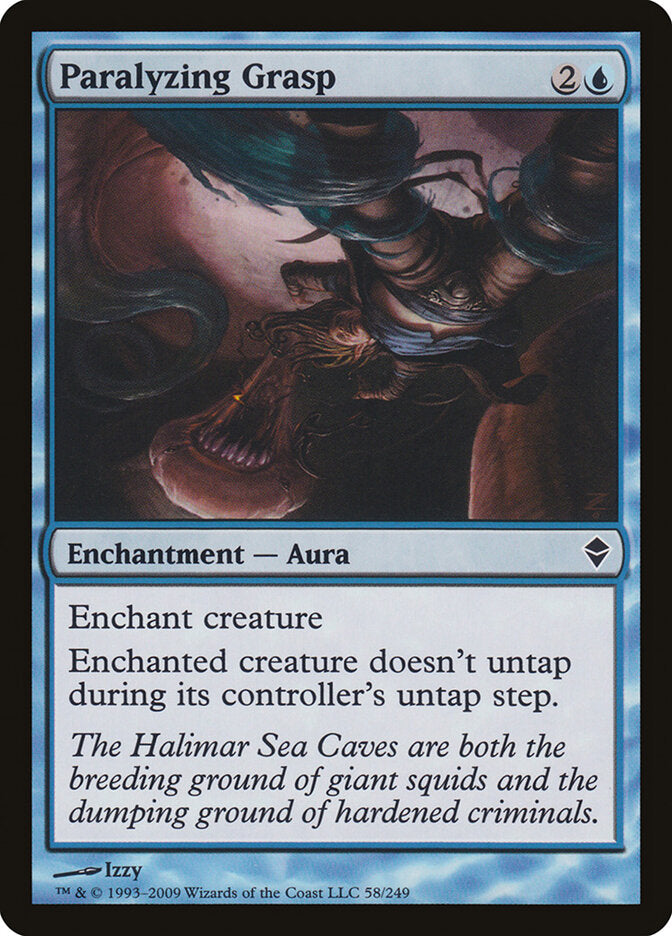 Paralyzing Grasp (58) - Zendikar (ZEN)