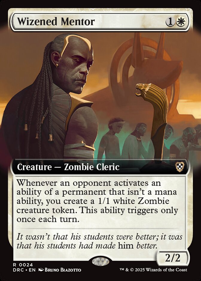 Wizened Mentor - [Extended Art] Aetherdrift Commander (DRC)