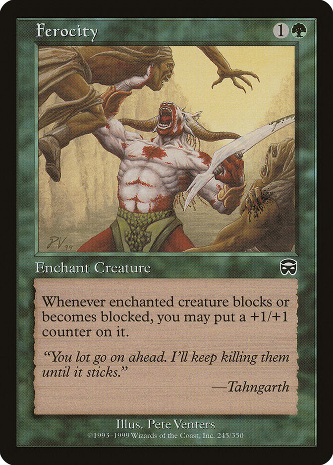 Ferocity (245) - Mercadian Masques (MMQ)