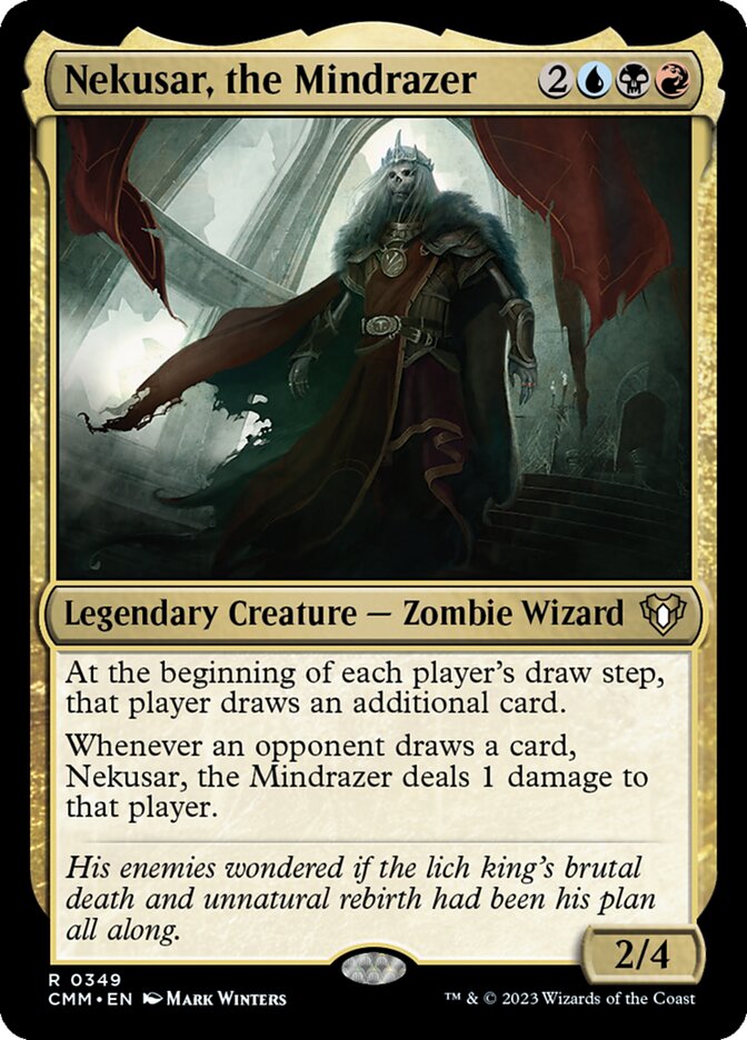 Nekusar, the Mindrazer (349) - Commander Masters (CMM)