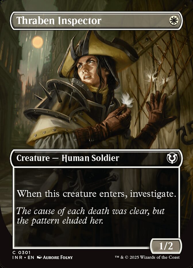 Thraben Inspector - [Foil, Borderless] Innistrad Remastered (INR)