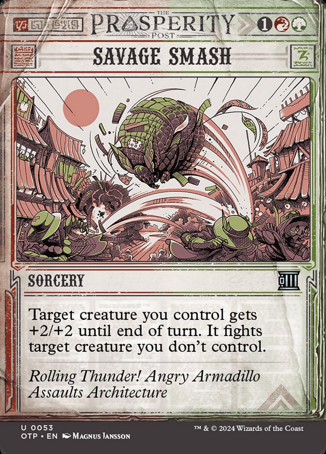 Savage Smash - [Foil, Showcase] Breaking News (OTP)
