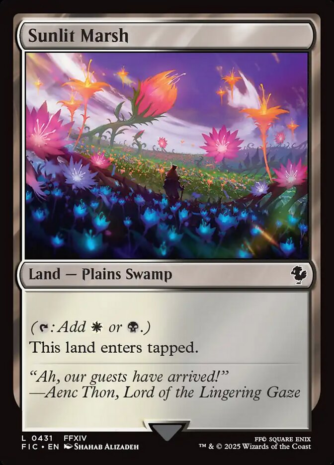 Sunlit Marsh (431) - [Surge Foil] Final Fantasy Commander (FIC)