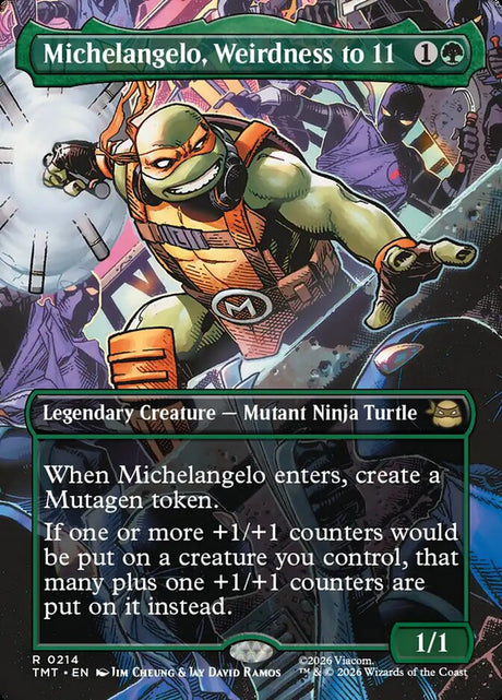 Michelangelo, Weirdness to 11 (214) - Teenage Mutant Ninja Turtles (TMT)
