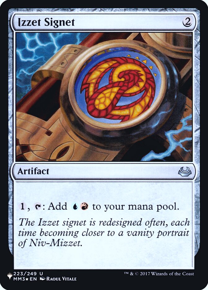 Izzet Signet - [Foil] The List (PLST)