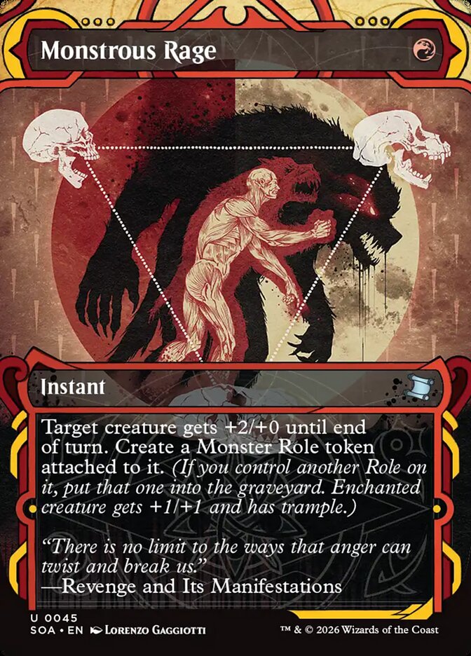 Monstrous Rage (45) - Secrets of Strixhaven Mystical Archive (SOA)