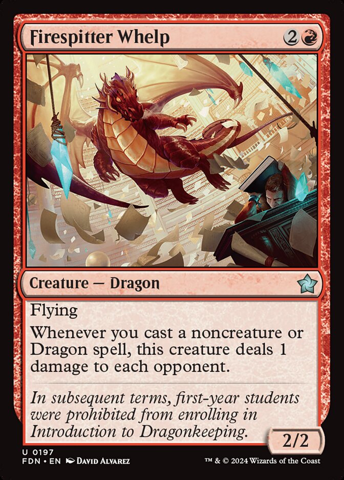 Firespitter Whelp (197) - Foundations (FDN)
