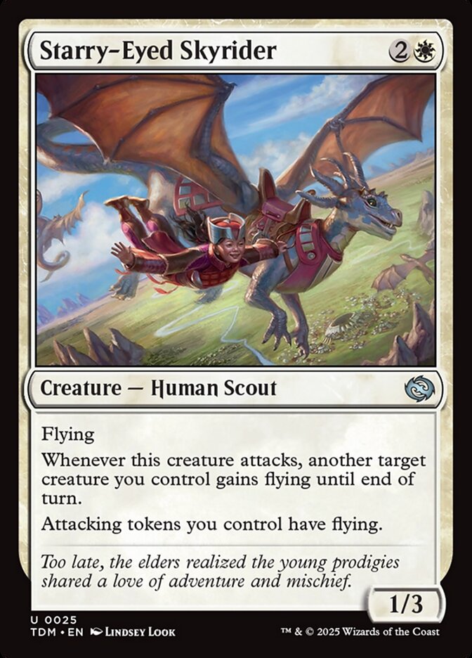 Starry-Eyed Skyrider (25) - Tarkir: Dragonstorm (TDM)