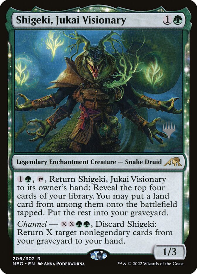 Shigeki, Jukai Visionary (206p) - Kamigawa: Neon Dynasty Promos (PNEO)