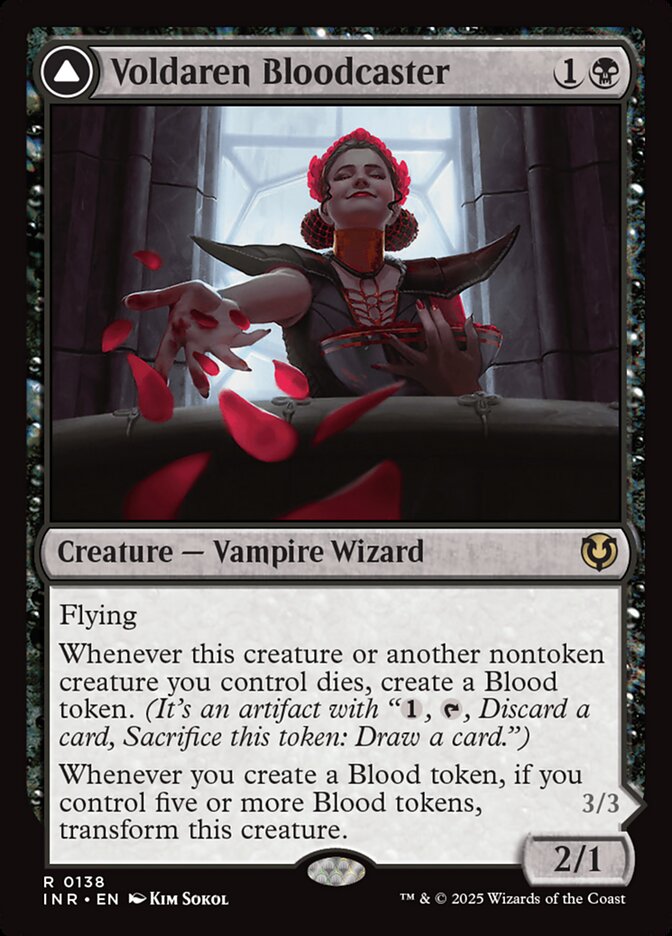 Voldaren Bloodcaster // Bloodbat Summoner - [Foil] Innistrad Remastered (INR)