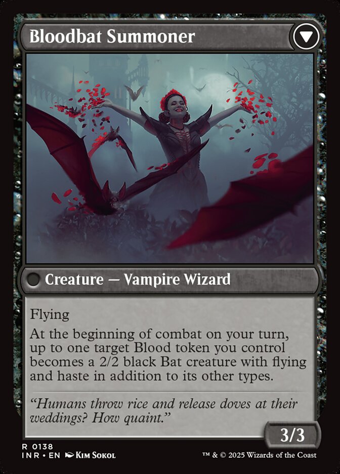 Voldaren Bloodcaster // Bloodbat Summoner (138) - Innistrad Remastered (INR)