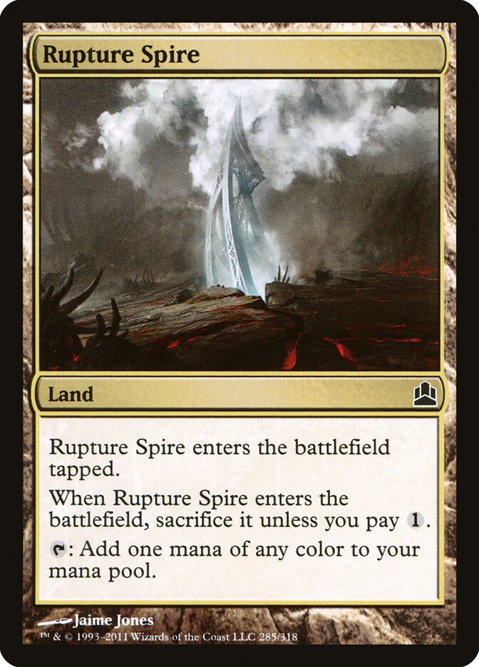 Rupture Spire (285) - Commander 2011 (CMD)