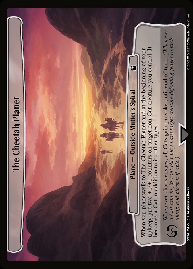 The Cheetah Planet (574) - Doctor Who (WHO)