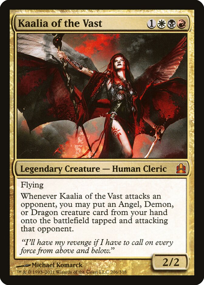 Kaalia of the Vast (206) - Commander 2011 (CMD)