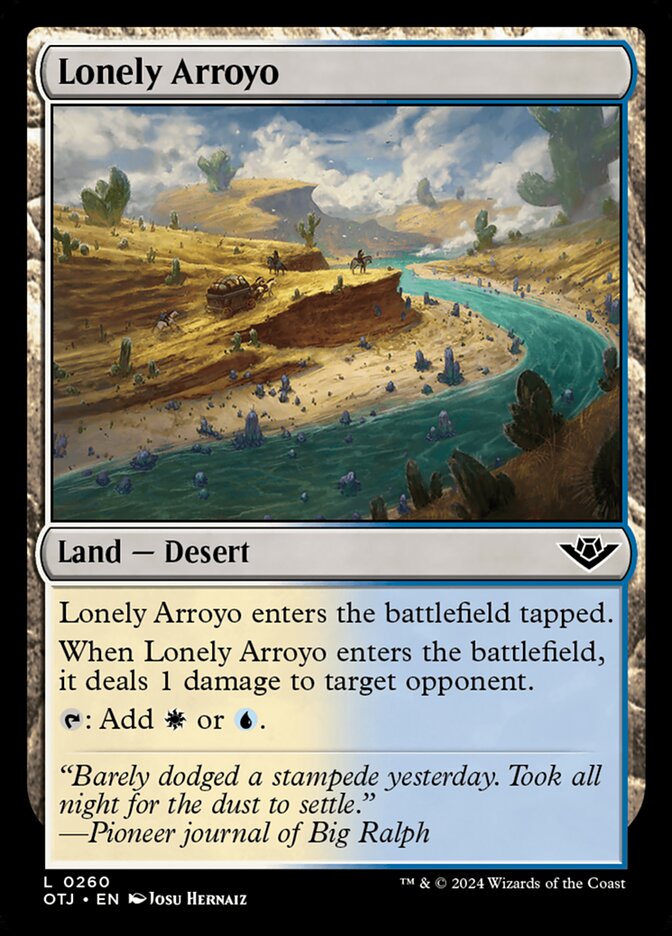 Lonely Arroyo - [Foil] Outlaws of Thunder Junction (OTJ)