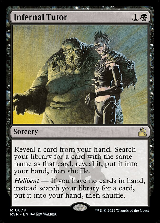 Infernal Tutor (78) - Ravnica Remastered (RVR)