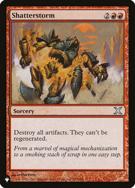 Shatterstorm (10E-229) - The List (PLST)